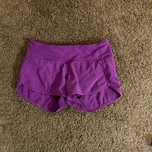 lululemon size 2 speed up shorts! great condition!